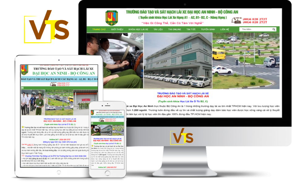 Website Học Lái Xe, Trường Đại Học An Ninh